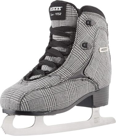 Жіночі ковзани Roces Brits 36 check, чорно-білі