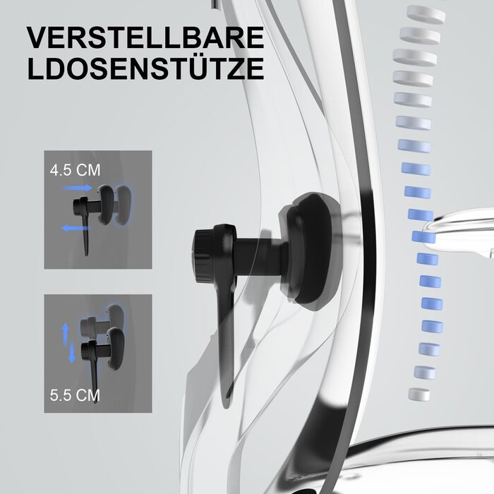 Ергономічне офісне крісло SIHOO ПЕРЕМОЖЕЦЬ ТЕСТУ Офісне крісло, обертове крісло з регульованою поперековою опорою, підголівником та підлокітниками, регулюванням висоти та функцією гойдання, вантажопідйомність до 150 кг/330 фунтів Чорний колір M18-Upgrade 