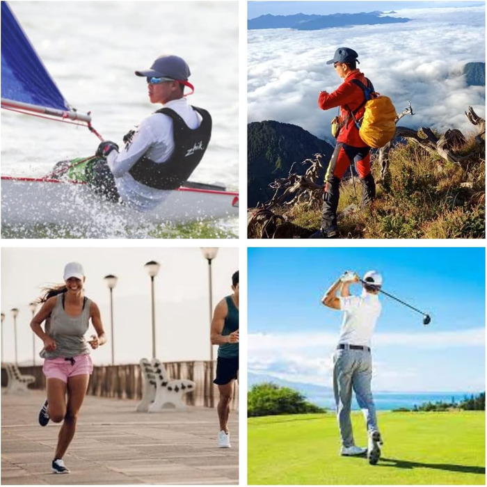 Бейсболка YAMEE бейсболка унісекс водонепроникна, бейсболка чоловіча відкрита шапка швидко сохне, бейсболка сонцезахисна чоловіча