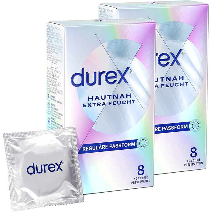 Презервативи Durex Hautnah Extra Feucht, 16 шт
