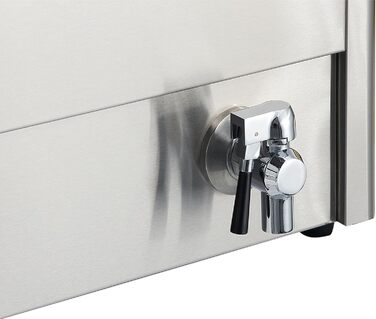 Електрична подвійна фритюрниця GastroHero ECO 1010 літрів зі зливним краном