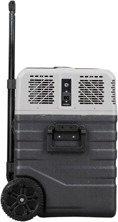 Переносний холодильник з компресором, 12 В, 220 В, холодильна камера на колесах, AC-DC 12/24 В, ідеально підходить для автомобіля,