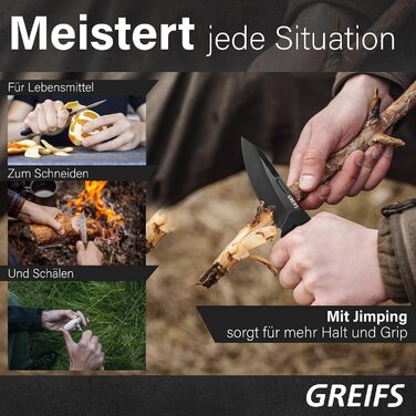 Складаний ніж G1 (дворучний) з точилкою та чохлом, EDC ніж Outdoor & Survival кишеньковий ніж, ніж для виживання, мисливський ніж