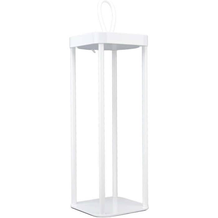 Ліхтар ємністю 5000 мАг, зарядка через USB, 2-рівневе затемнення, бездротова настільна лампа, нековзка основа, світлодіодний нічник для кемпінгу та використання в приміщенні (білий) (Білий)