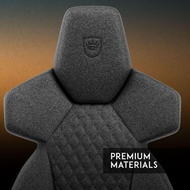 Ігрове крісло noblechairs Dawn TX сірого кольору ергономічне робоче крісло зі складними підлокітниками, синхронним механізмом, оббивкою з повітропроникної тканини, поперековою опорою, універсальними колесами, гранітним покриттям