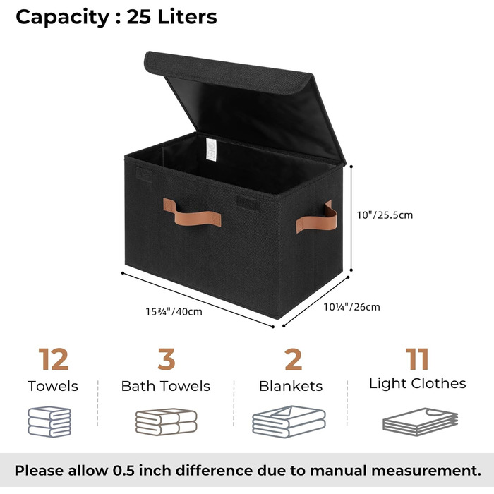 БАБУСЯ КАЖЕ набір коробок для зберігання тканини та одягу