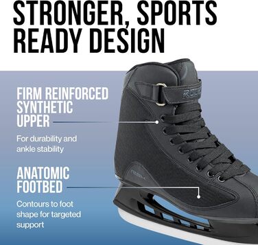 Чоловічі ковзани Roces RSK 2 43 чорні, одинарні