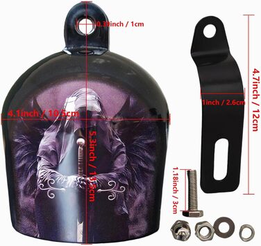 Чохол для клаксона рогу з черепом Harley Custom, аксесуар для декору