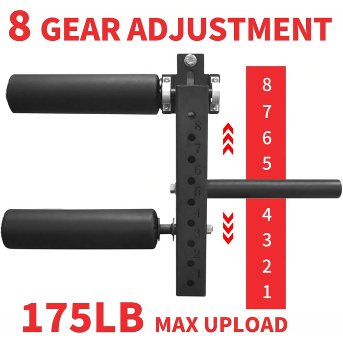 Тренажер для розгинання та згинання ніг для силової рами, насадка для розгинання ніг для домашнього тренажерного залу, насадка для згинання ніг для тренажерів, отвір 26 мм