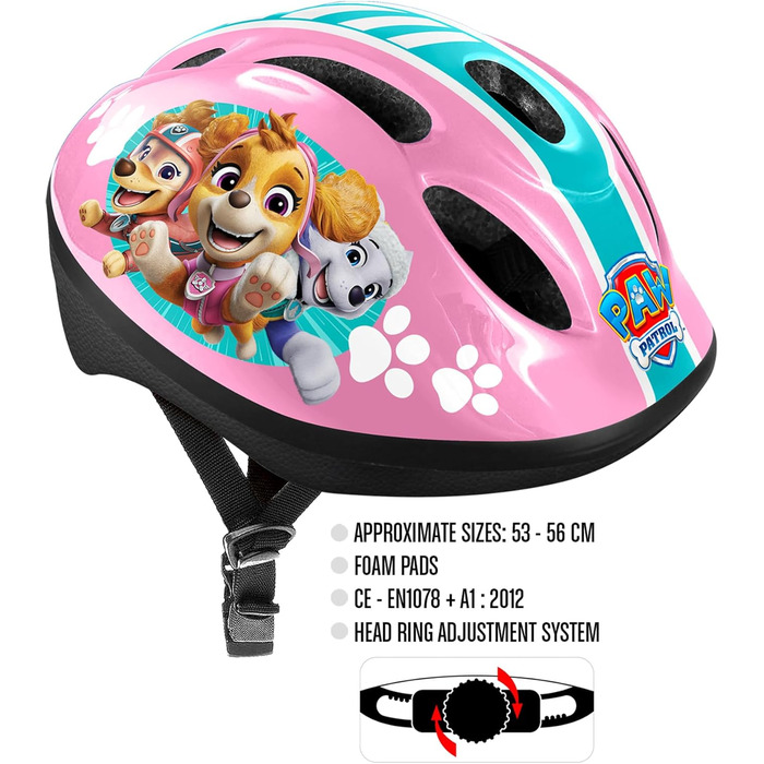 Шолом захист ліктів та колін. Щенячий патруль рожевий. Дівчинка Щенячий патруль рожевий