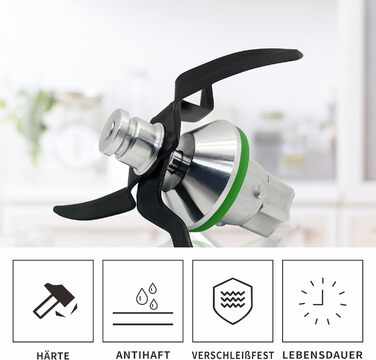 Ніж з титановим лезом для аксесуарів для кухонного комбайна Vorwerk Thermomix TM5 Titan TM5