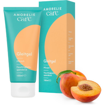 Лубрикант AMORELIE Care, зі смаком персика, 100 мл