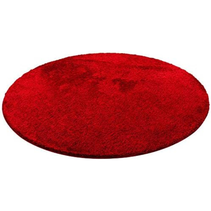 Килим Palace Shaggy Shaggy Burgundy Round в 7 розмірах 200 см Круглий