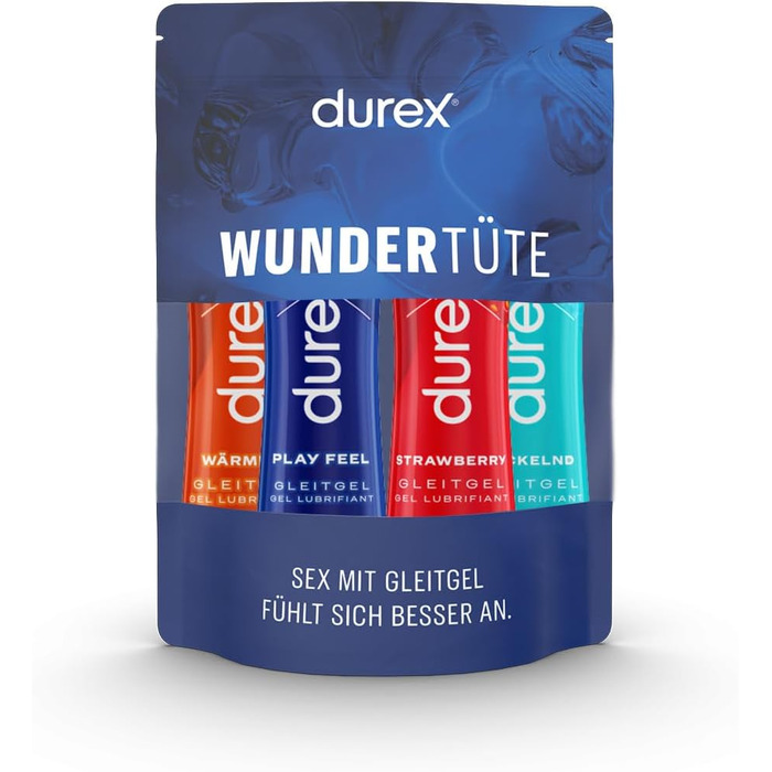 Набір гель-лубрикантів Durex Play, 4 × 50 мл, на водній основі