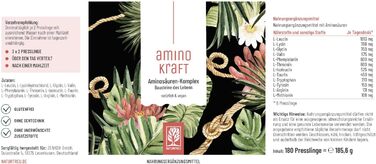 Високодозований амінокислотний комплекс NATURTREU, 180 таблеток