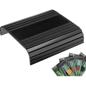 Піднос для дивана - Бамбуковий піднос для підлокітника, Підлокітник для дивана-батлера для організації, диванний батлер, Столик-піднос для підлокітників, переливчасті кольори підносів для дивана з органайзером чорний