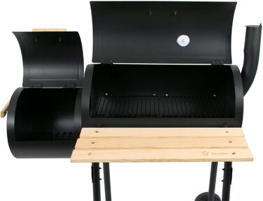 Мангал для барбекю, вугільний з топкою, комбінований, мангал для барбекю на візку, мангал з коптильнею, мангал для барбекю з копти