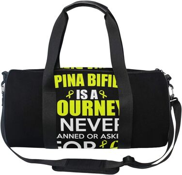 Спортивна сумка з принтом Боротьба зі спинномозковою килою, дорожня сумка для подорожей та вихідних