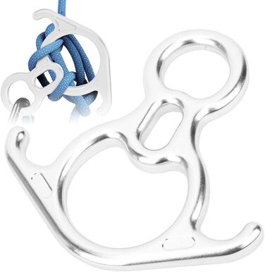 Спускний механізм, алюмінієвий спускний механізм 32KN Figure 8 для спуску та скелелазіння