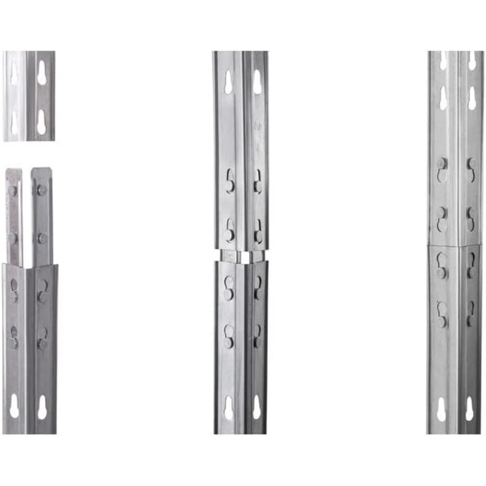 Вуличний стелаж із широким прольотом та 4 полицями з дротяної сітки Вантажопідйомність полиць 300 кг Сертифіковано TV ВxШxГ 1800 x 1200 x 450 мм Стелаж для зберігання Міцний стелаж Металевий стелаж