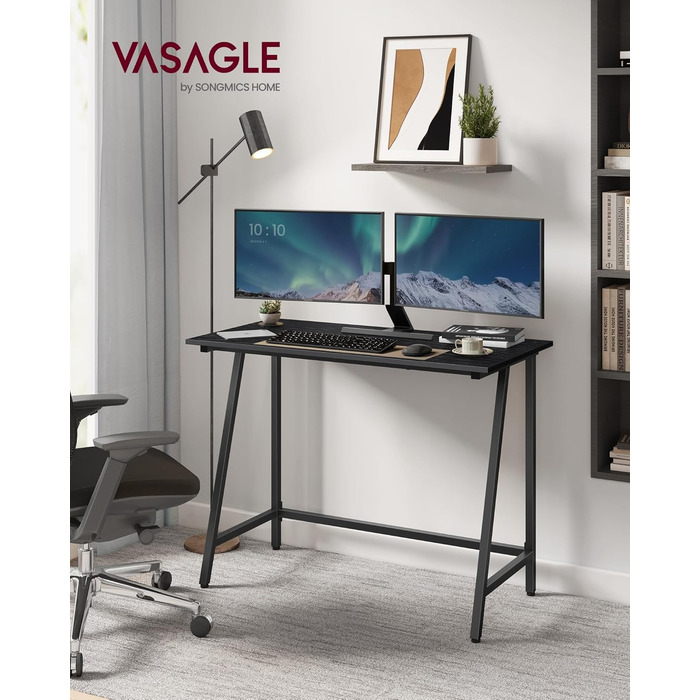 Письмовий стіл VASAGLE, комп'ютерний стіл у стилі лофт, 50 x 100 x 75 см