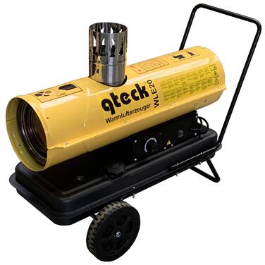 Непрямий дизельний обігрівач - генератор гарячого повітря - обігрівач приміщень - будівельний обігрівач - дизельний обігрівач - 20 кВт WLE20, 180 Вт, 220 В, бак 24 л