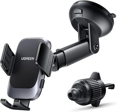 Тримач для мобільних телефонів автомобільний 2 в 1 Автомобільний тримач для мобільних телефонів з вентиляцією та присоскою Автомоб