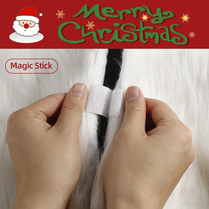 Біла спідниця для ялинки 90 см Priksia