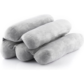 Багатофункціональна ергономічна трубчаста подушка InnovaGoods з 5 модулями, складна, міцна та довговічна, оксамитовий дизайн, матеріал бавовна/поліпропілен, ідеально підходить для офісу, дому, віддаленої роботи, автомобіля.