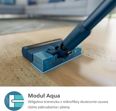 Акумуляторний пилосос Philips серії 5000, для м'яких і твердих підлог, дерев'яних підлог, міні-турбощітка для шерсті домашніх твар