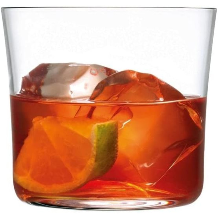 Келихи Negroni Набір для коктейлів з 3 предметів Falco - Fabulous for Negroni, 295 мл, чисте задоволення, безсвинцеве кришталеве скло, включаючи подвійний джигер для змішування, 251.150