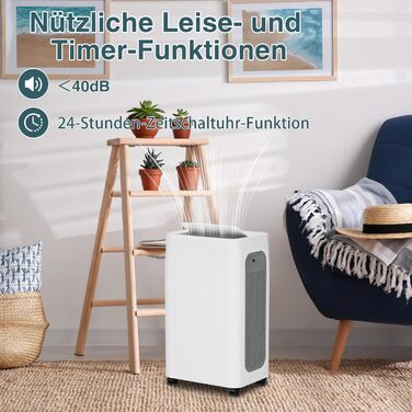 Осушувач повітря Sonnewelt 26 л/добу електричний, кімнатний осушувач повітря для приміщення площею близько 50 м, осушувач повітря