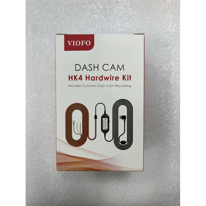 Комплект жорсткого дроту VIOFO HK4 Acc тільки для серій T130 / A119 Mini 2 / WM1 / A229, активує режим паркування і захист від низької напруги