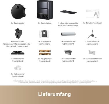 Комплект роликів MOVA Z60 Ultra, чорний