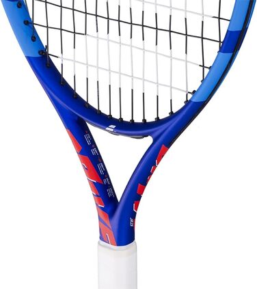 Тенісна ракетка Babolat Drive Junior, синьо-червона, легка, ручка розроблена для маленьких рук