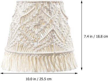 Богемний абажур макраме, ручна робота, плетений, чохол для торшера для спальні вдома