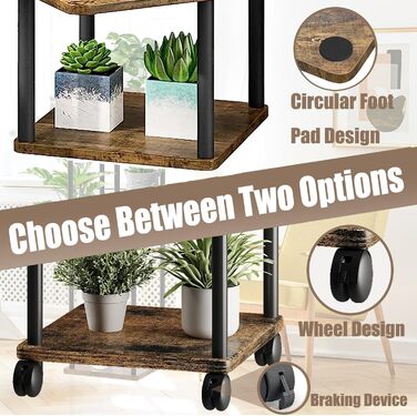 Ярусна підставка для рослин, вулична підставка для квітів, багатоярусна підставка для квітів 137 см, підставка для рослин, лавка для квітів, квіткові сходи, підставка для рослин, полиця для прикраси балкону, саду, 6 ярусів, чорний колір, 6-