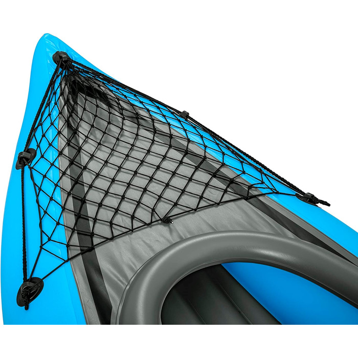 Надувний каяк на 1 особу з ручним насосом, веслом, сумкою для перенесення, синій, Single Cove Champion 2023