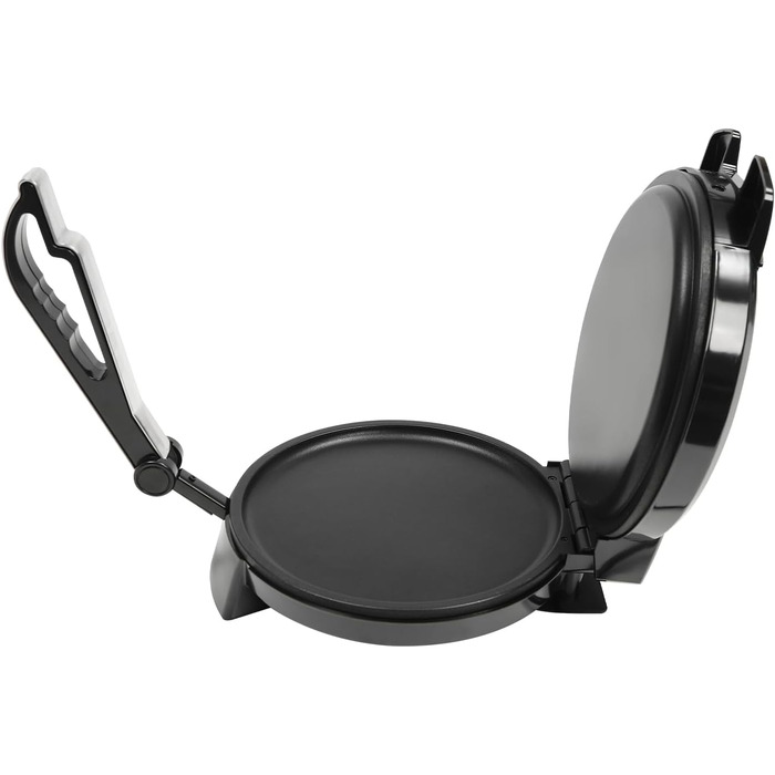 Електричний прес для тортильї чапаті Двостороння нагрівальна млинниця з нержавіючої сталі для чапаті, тортильї, коржів 1200 Вт