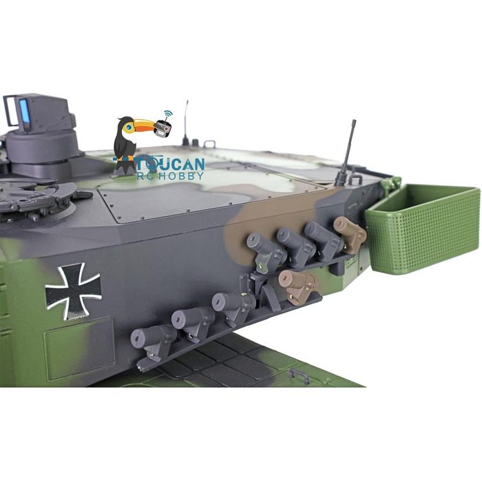 Радіокерований танк Leopard 2A6 RC 1/16, 2.4 GHz, з функцією стрільби (6 мм)