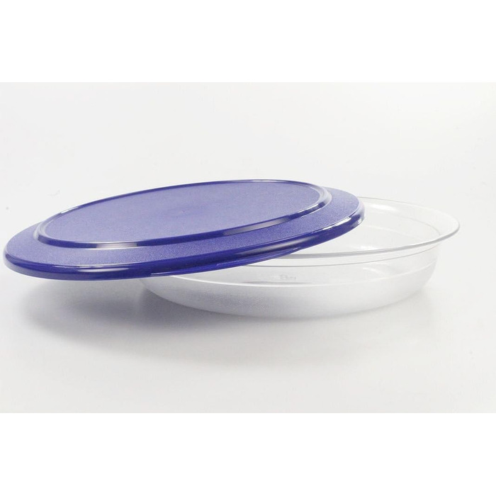 Сервірувальна миска TUPPERWARE Table Pearl 1.3 л, середня, синя, плоска, без обідків