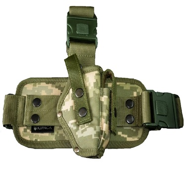 Кобура на стегно для ПМ кордура Kirasa піксель(Арт.KI281)