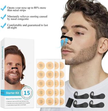 Дихаюча назальна смужка, назальна смужка проти хропіння, магнітна назальна смужка, назальна смужка проти хропіння, назальна смужка для засинання, дихаюча назальна смужка, 30 PCS