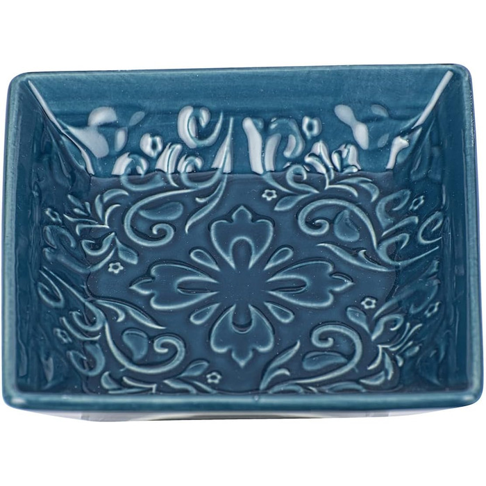 Мильниця WENKO Mod. Cordoba, високоякісна мильниця з кераміки з іспано-мавританським орнаментом, підходить для ванної кімнати та к