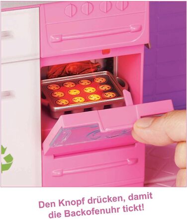 Ляльковий будиночок "Барбі Мрії", повністю мебльований, 3 поверхи, 8 кімнат, включаючи басейн, гірку та ліфт, 70 аксесуарів, іграшка для дітей віком від 3 років, GNH53 Будиночок Барбі Мрії