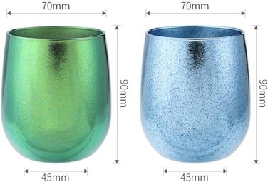 Титанова чашка для пиття з подвійними стінками 240 мл, ізольована, для кемпінгу та пікніка, рожева, жовта, зелена, синя, фіолетова