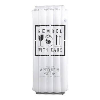 Надувний матрац для басейну - Дизайн банка з яблуком, вином та коли