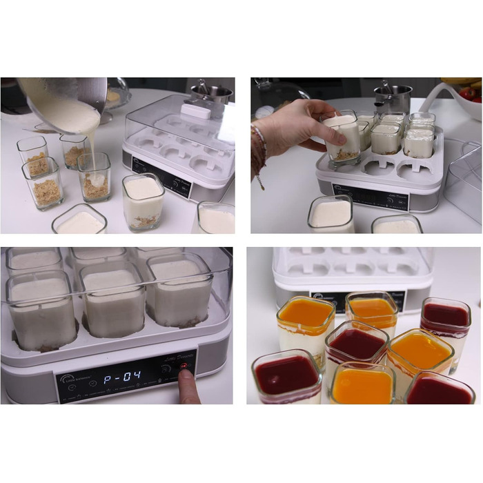 Йогуртниця Little Balance - Little Dessert - 9 баночок по 145 мл - 5 автоматичних програм - 30 Вт