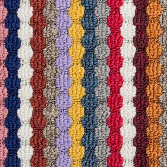 Килимки для сходів Kettelservice-Metzker Багатосмугові різнокольорові напівкруглі в різних кольорах економ-комплекти 16 шт.