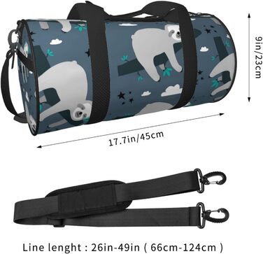 Синя спортивна сумка Лінивець, дорожня сумка, сумка для фітнесу, сумка на вихідні, сумка для подорожей, ручна поклажа